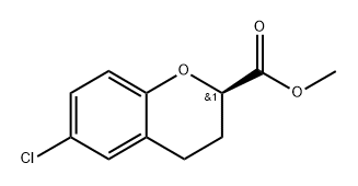 methyl (R)-6-chlorochromane-2-carboxylate Structure