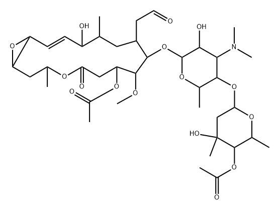 麦里多霉素 Ⅵ, 35775-66-7, 结构式