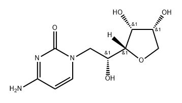 1-[4-Amino-2-oxopyrimidin-1(2H)-yl]-3,6-anhydro-1-deoxy-D-mannitol,35823-84-8,结构式