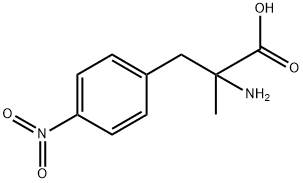 Phenylalanine, α-methyl-4-nitro- 化学構造式