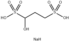 1-HYDROXY-1,3-PROPANEDISULFONIC ACID 化学構造式