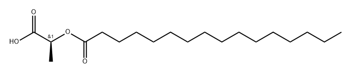 L-2-o-palmitoyllactic acid Structure