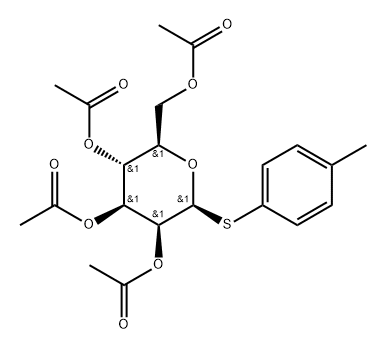 4-METHYLPHENYL 2,3,4,6-TETRA-O-ACETYL-1-THIO-Β-D-MANNOPYRANOSIDE 4-甲基苯基2,3,4,6-四-O-乙酰基-1-硫代-Β-D-吡喃甘露糖苷 结构式