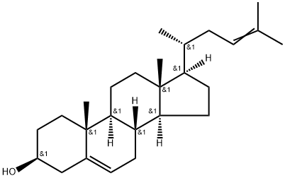 26,27-Dinorergosta-5,23-diene-3β-ol,35882-88-3,结构式