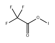 Acetic acid, trifluoro-, anhydride with hypoiodous acid Struktur