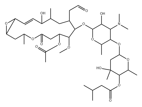 麦里多霉素,35908-45-3,结构式