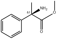 Benzeneacetic acid, α-amino-α-methyl-, methyl ester, (αR)- Structure