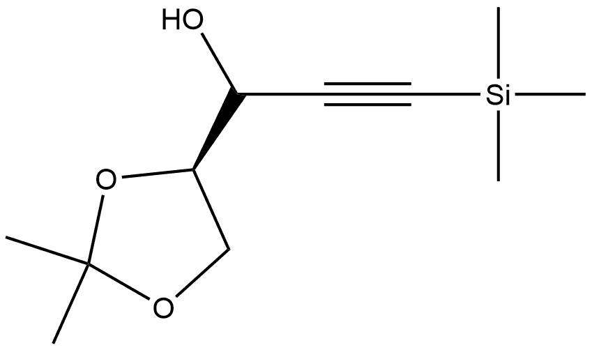 D-glycero-Pent-4-ynitol, 4,5-dideoxy-1,2-O-(1-methylethylidene)-5-(trimethylsilyl)-, (3ξ)-