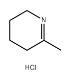 Pyridine, 2,3,4,5-tetrahydro-6-methyl-, hydrochloride (1:1),363619-28-7,结构式