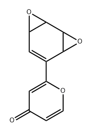 4H-Pyran-4-one, 2-[(1R,2R,4R,7R)-3,8-dioxatricyclo[5.1.0.02,4]oct-5-en-5-yl]-, rel-(-)- (9CI),36431-52-4,结构式