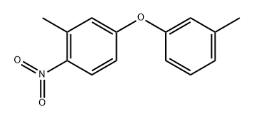 2-Methyl-1-nitro-4-(m-tolyloxy)benzene,36498-74-5,结构式