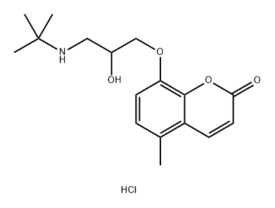 bucumolol hydrochloride 结构式