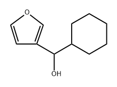 α-Cyclohexyl-3-furanmethanol,36646-66-9,结构式