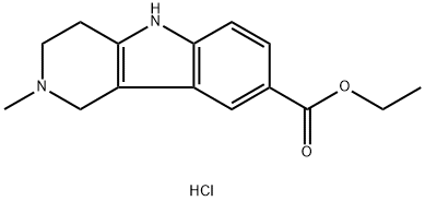 36911-68-9 1H-Pyrido[4,3-b]indole-8-carboxylic acid, 2,3,4,5-tetrahydro-2-methyl-, ethyl ester, hydrochloride (1:1)