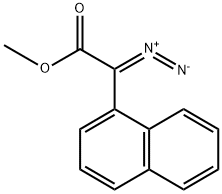 1-Naphthaleneacetic acid, α-diazo-, methyl ester Structure