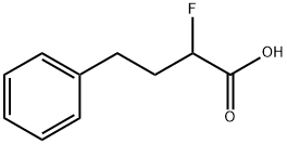 Benzenebutanoic acid, α-fluoro- 化学構造式