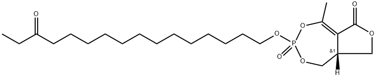 环脂肪酶抑素 F, 372090-27-2, 结构式