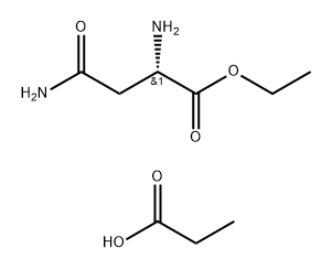 L-Asparagine, ethyl ester, monopropanoate (9CI) Structure