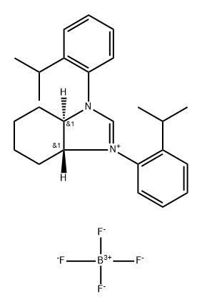 372517-09-4 (3AR,7AR)-1,3-双(2-异丙基苯基)-3A,4,5,6,7,7A-六氢-1H-苯并[D]咪唑-3-鎓 四氟硼酸盐