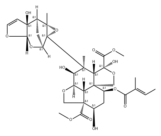 3-デアセチルアザジラクチン 化学構造式
