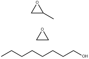 Oxirane, methyl-, polymer with oxirane, monooctyl ether Struktur