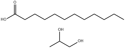 丙二醇月桂酸酯, 37321-62-3, 结构式
