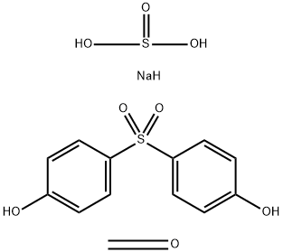 Sulfurous acid, disodium salt, polymer with formaldehyde and 4,4-sulfonylbisphenol Structure