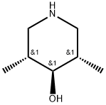 4-Piperidinol, 3,5-dimethyl-, (3α,4β,5α)- Struktur