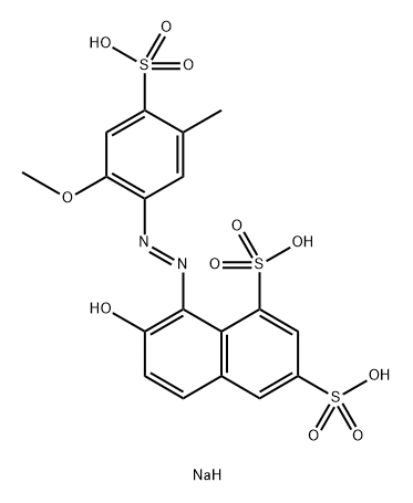 Cresidine Sulfonic Acid Azo G Salt Color Standard Structure