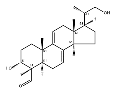 枝孢醛 D 结构式