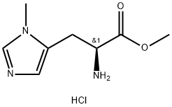 Methyl Nπ-methyl-L-histidinate dihydrochloride Struktur