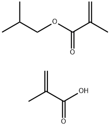 2-甲基丙烯酸与2-甲基-2-丙烯酸-2-甲丙酯的聚合物 结构式