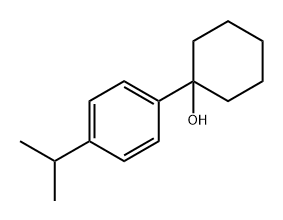 1-(4-isopropylphenyl)cyclohexanol Struktur