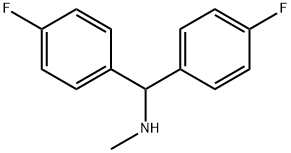 1,1-bis(4-fluorophenyl)-N-methylmethanamine,381234-93-1,结构式