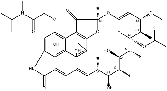 38128-77-7 4-O-[2-[Methyl(1-methylethyl)amino]-2-oxoethyl]rifamycin