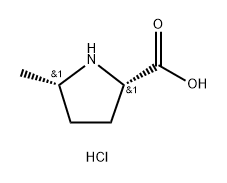 D-Proline, 5-methyl-, hydrochloride, (5R)-rel- Structure