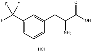 Phenylalanine, 3-(trifluoromethyl)-, hydrochloride (9CI) Structure