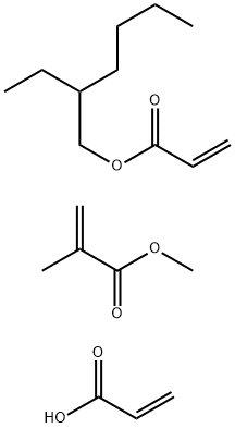 2-Propenoic acid, 2-methyl-, methyl ester, polymer with 2-ethylhexyl 2-propenoate and 2-propenoic acid, ammonium salt|