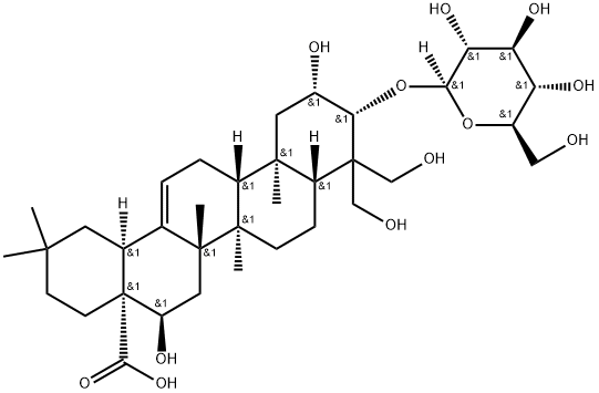3-O-β-D-Glucopyranosylplatycodigenin Structure