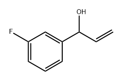 Benzenemethanol, α-ethenyl-3-fluoro- Structure