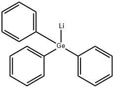 Lithium, (triphenylgermyl)- Structure