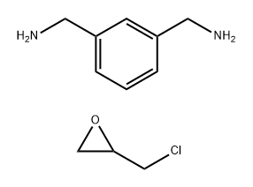 1,3-Benzenedimethanamine, polymer with (chloromethyl)oxirane Struktur