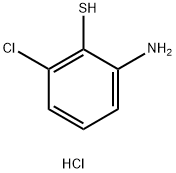 2-Amino-6-chlorobenzenethiol hydrogen chloride, 95%, 385376-58-9, 结构式
