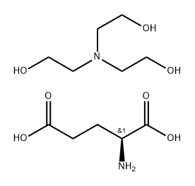 L-glutamic acid, compound with 2,2',2''-nitrilotrisethanol (1:1)|