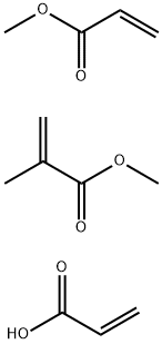 2-Propenoic acid, 2-methyl-, methyl ester, polymer with methyl 2-propenoate and 2-propenoic acid, ammonium salt|