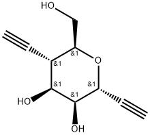 D-glycero-D-manno-Oct-7-ynitol, 2,6-anhydro-3,7,8-trideoxy-3-ethynyl- Structure