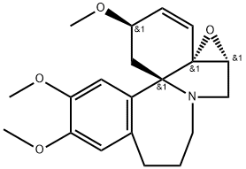 C-Homoerythrinan, 1,2-didehydro-6,7-epoxy-3,15,16-trimethoxy-, (3beta, 6xi)- Structure