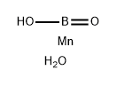 Boric acid (HBO2), manganese(2+) salt, trihydrate Structure