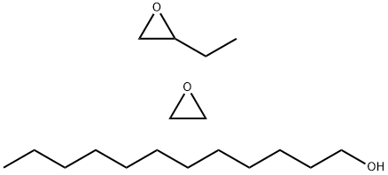 乙基-环氧乙烷与环氧乙烷和单十二烷基醚的聚合物, 39454-63-2, 结构式