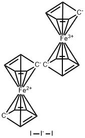 1,1''-Biferrocenium(1+), (triiodide) (1:1),39470-17-2,结构式